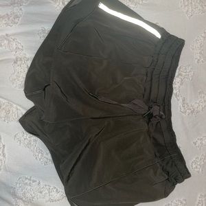 Army Green Lululemon shorts